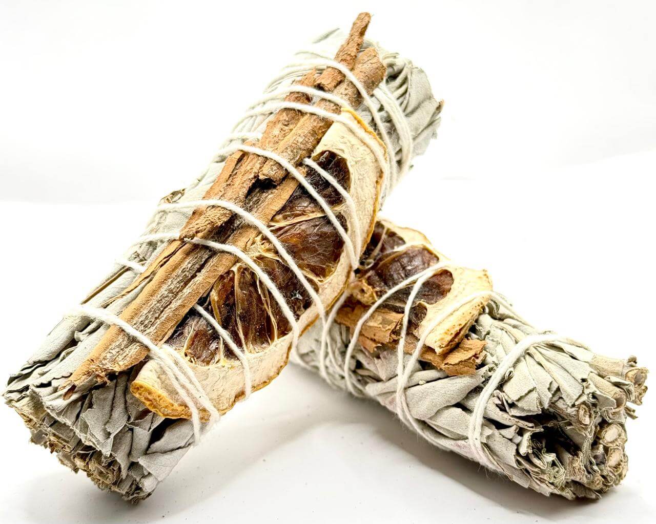 Salvia Blanca con Canela y Naranja